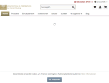 Tablet Screenshot of hotel-uniform.de